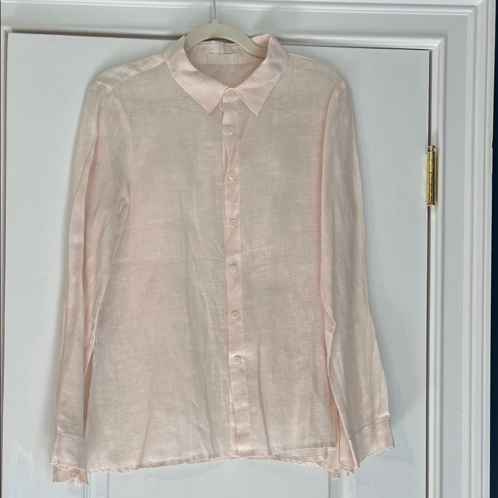 CP Shades Light Pink Casual Button Down Shirt